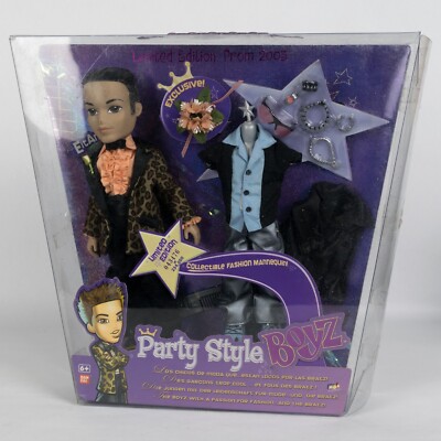 NEU UND VERPACKT MGA Bratz Puppe limitierte Auflage Abschlussball 2003 Party Style Boyz Eitan