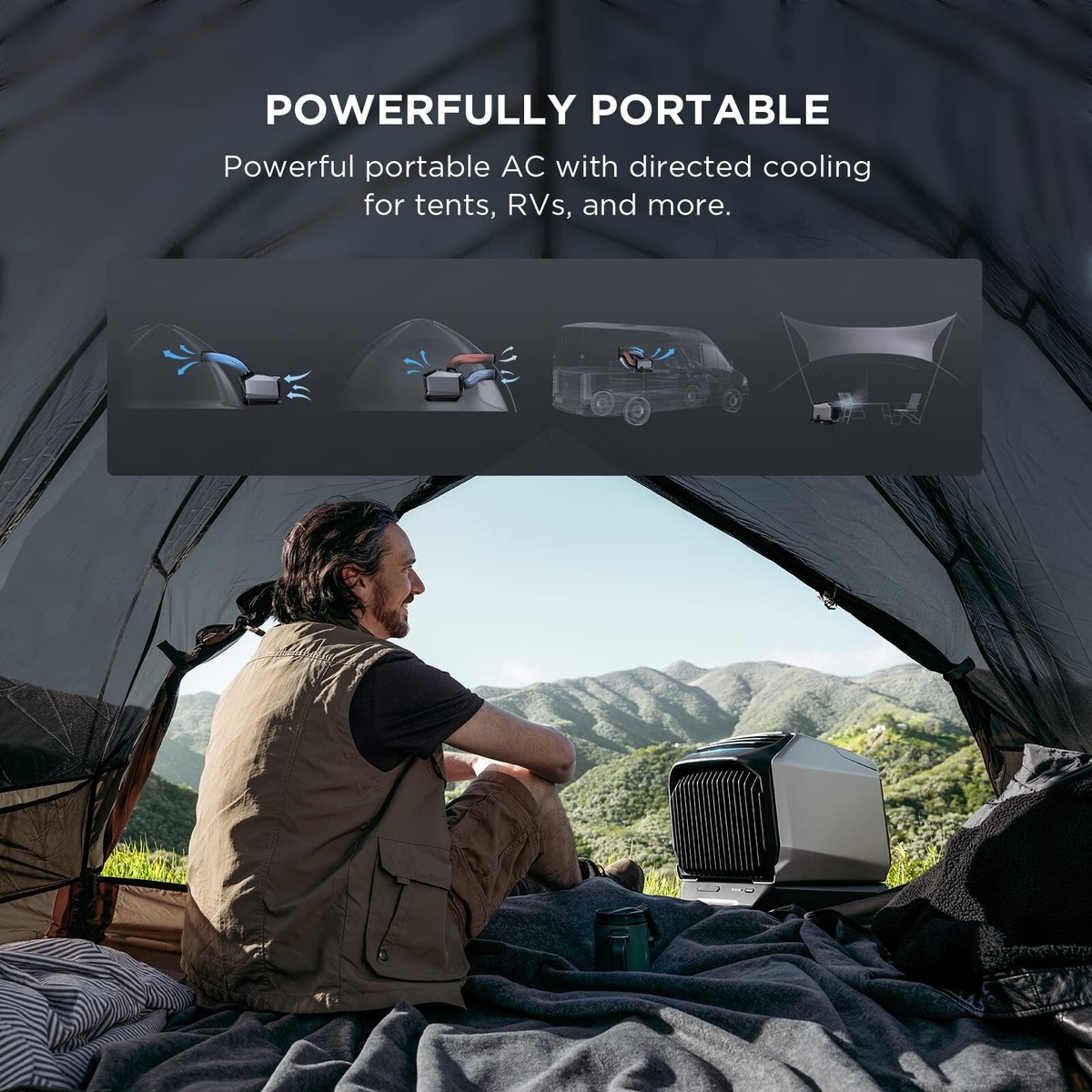 EcoFlow WAVE 2 Add-On Battery, 1159Wh Battery Certified