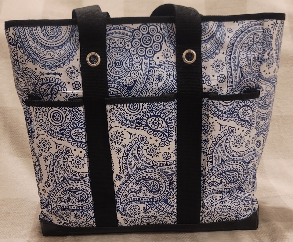 Scout Bungalow Pocket Rocket Multi Pocket Tote Blue Weekender Beach