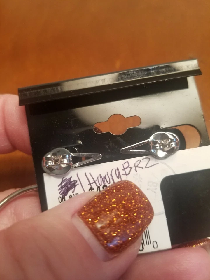 Pendientes escaladores de oreja QVC Honora perlas cultivadas cristal negro bronce $99 Foto 2 de 4