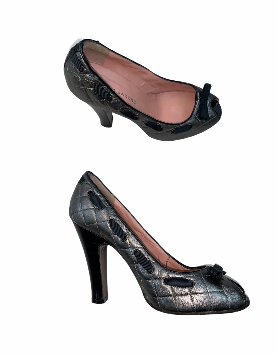Marc jacobs silver heels Clearance