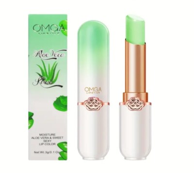 OMGA Luxurious Temperature Mood Color Changng Lipstick ALOE VERA Lip Gloss  Magic | eBay