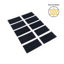 Klett-Druckverschluss selbstklebend 50x25mm f&uuml;r Schraubstock 10 Stk, Kugelgelenk