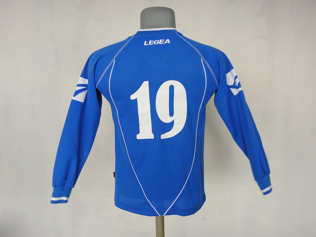 LEGEA ユニフォーム　M Legea Mens Retro Soccer Jersey Blue #19 Size XS Vintage Football