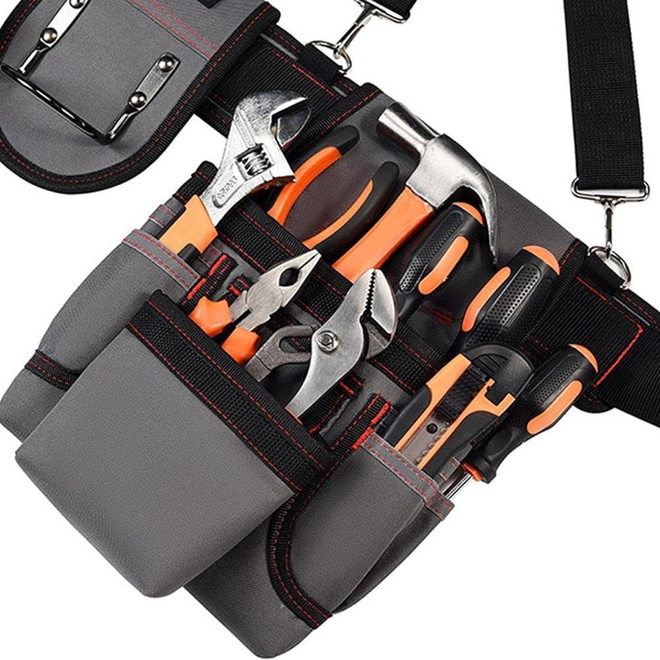 Suspender Tool Belt Heavy Duty Construction Tool Belt Portable Work