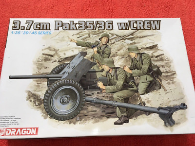 1:35 Dragon 6152  3.7cm PAK 35/36 w/Crew