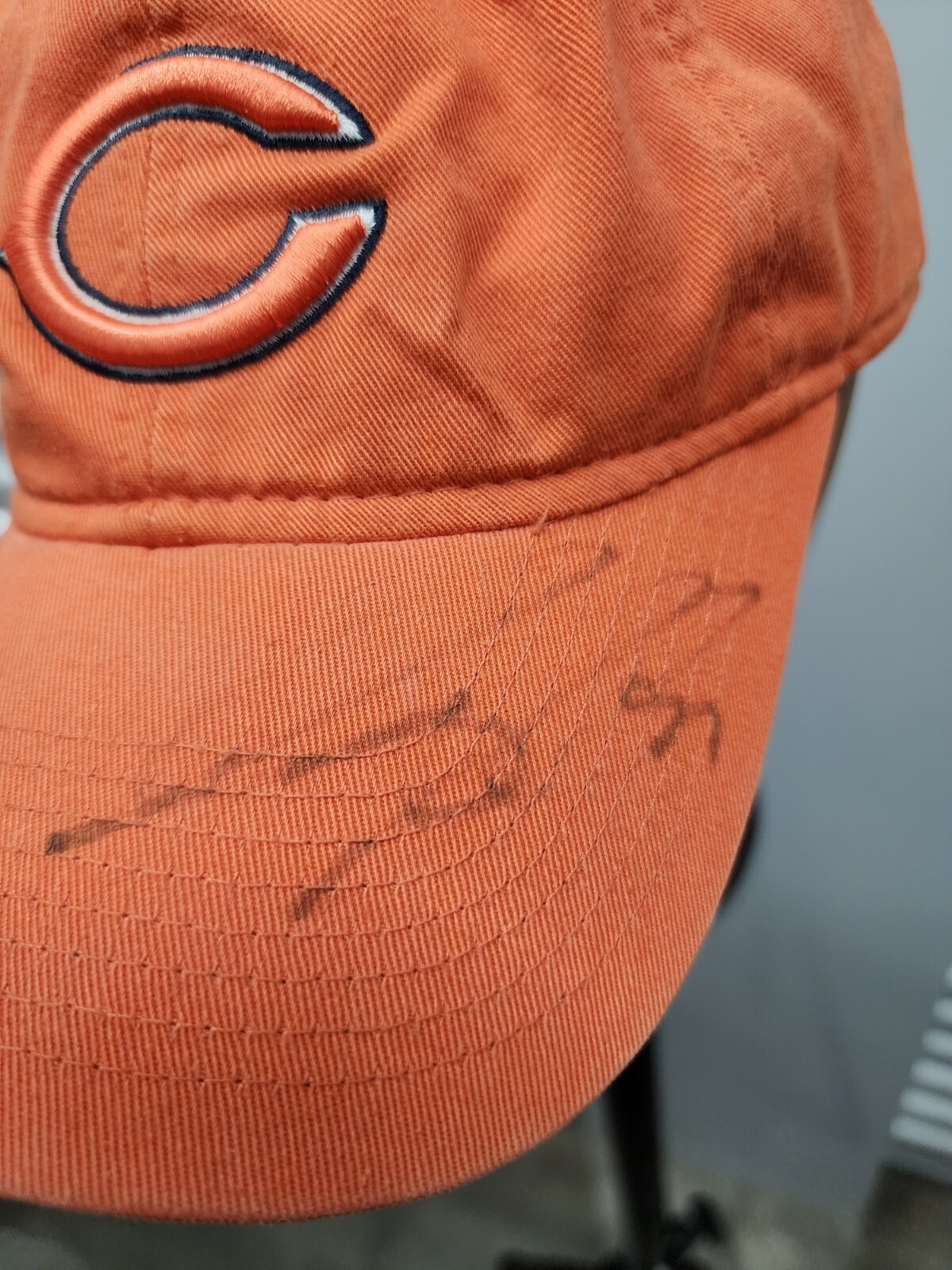 CHICAGO BEARS Hat  Adjustable Strapback Orange Re… - image 12