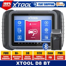 XTOOL D8 BT All Systems Diagnostics Scanner Key Programming Tool 38+ Services