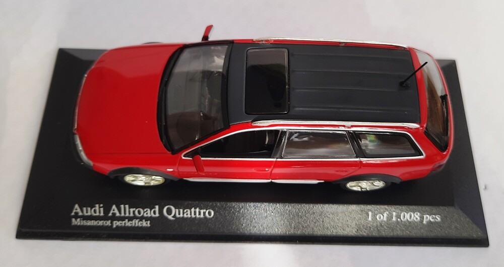 Minichamps 430 010015 1:43 Audi Allroad Quattro 2001 red | eBay