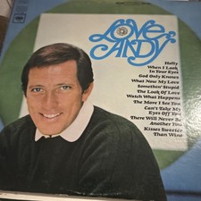 Andy Williams - Love, Andy Columbia 12" Black Vinyl LP Stereo CS 9600