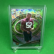 2021 Panini Spectra #188 Jamin Davis Neon Green  Prizm Rookie Rc Commanders /35