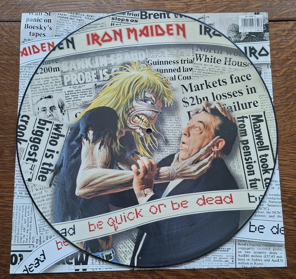 Iron Maiden - Be Qui k Or Be Dead (Picture Disc. 1992) - Photo 1/1