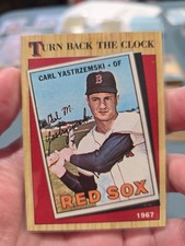 1987 Topps #314 Turn Back The Clock 1967 Carl Yastrzemski
