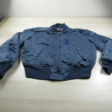 Vintage Air Force Jacket Mens Large Blue L 2A Flyers Intermediate Weintraub
