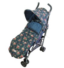 McClaren-Cath Kidston Pushchair Stroller + Footmuff + Raincover- Spray Flowers
