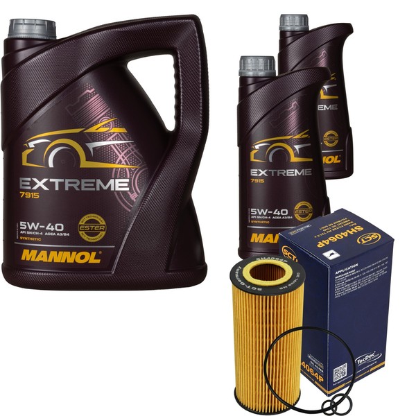 SCT Inspektionspaket 7L Mannol 5W-40 FüR Mercedes E-Klasse T-Model S211 S210-image