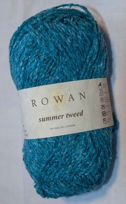 Rowan Summer Tweed 50g Seide mit Baumwolle einzigartiges Ganzjahresgarn 2 Farben