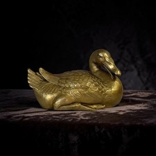 Mandarinente Figur Bronze Skulptur China Feng Shui Liebe Treue