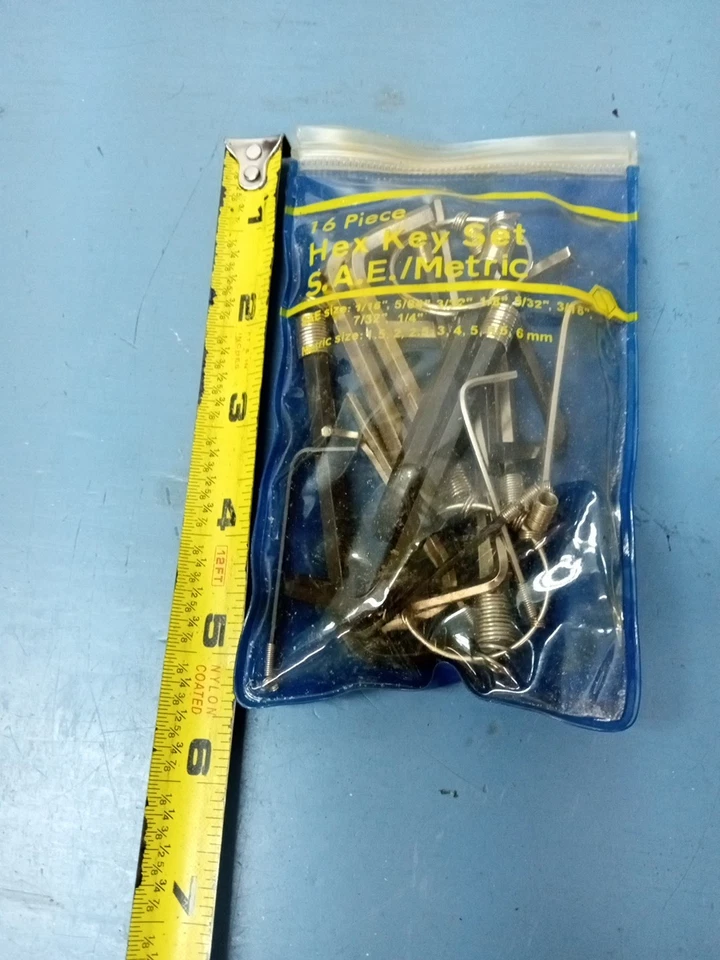 16 Piece Hex Key Set (LL) - Image 3 of 4