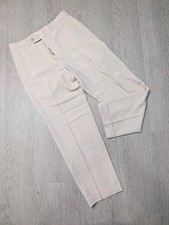 Prada Cream Virgin Wool Dress Pants Trousers Flat Front Mens Size 46 IT / 30 US