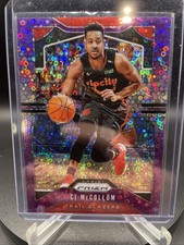 2019-20 Panini Prizm #113 CJ McCollum Fast Break Prizm Purple 48/75 Blazers  🟣