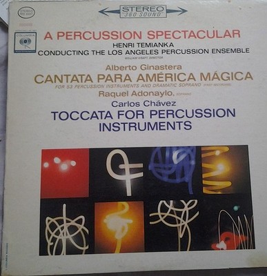 Henri Temianka Conducting The  Los Angeles Percussion Ensemble, William Kraft, R