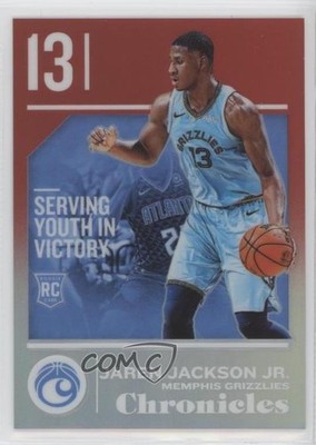 2018 Panini Chronicles Rookies Red 124/149 Jaren Jackson Jr #524 Rookie RC 0m89