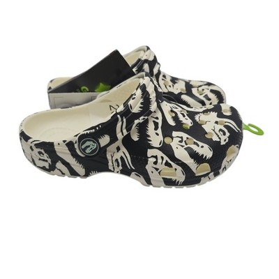 Crocs Classic Glow Dino Clog Kids C11 Dinosaur Glow in Dark 211963-3VN NWT