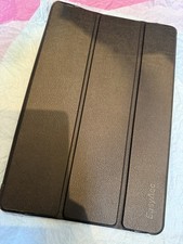 Tablet Hülle 11,8" 30cm Universal Klappbar Schutz Kunststoffrand Stand Up Schwarz