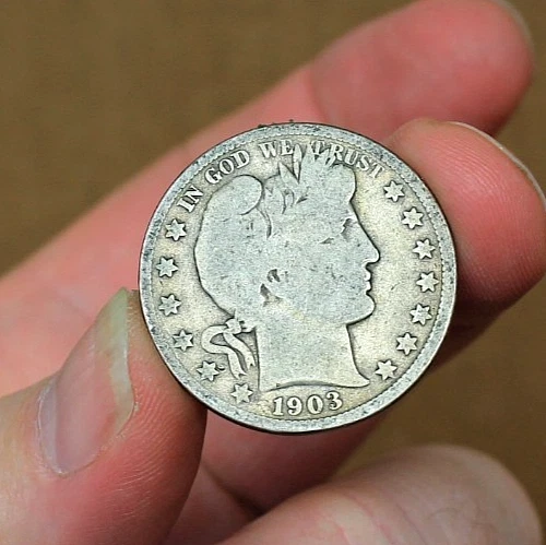 1903-S US Barber Silver Half Dollar