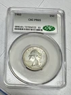 1960 25c PROOF Washington Silver Quarter CAC PR65 *AUCTION*