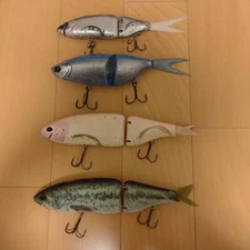 DRT Lures Bulk 4 pcs Tiny Crash Hi Joy, Jocker Rattle, Clash 9 Used