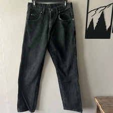 Wrangler Black Bootcut Jeans Size 31x32