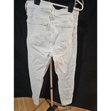 Women's Off-White / Light Cream High-Rise Skinny Jeans