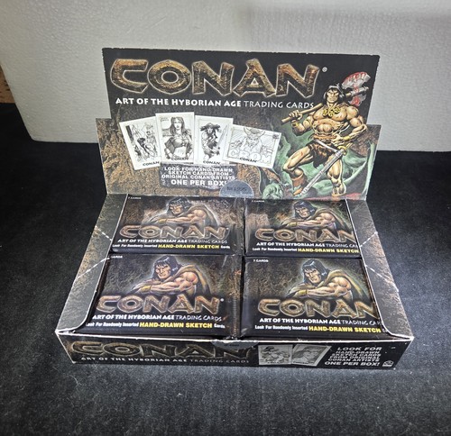 Conan Art of the Hyborian Age Trading Cards - Open Box of 40 Sealed Packs