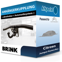für Citroen Jumper Kasten/Bus 04.2006-01.2011 Brink AnhäNgerkupplung Abnehmbar