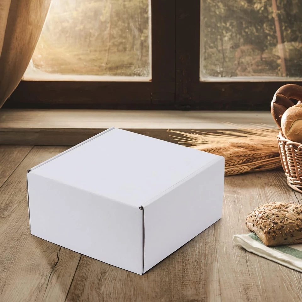 Sturdy Cardboard Boxes Set of 25 - Perfect 8x8x4 Size for Storage and Shipping - Image 4 of 4