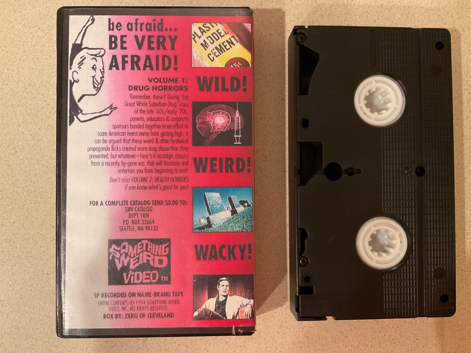 Classroom Scare Films Volume 1: Drug Horrors (VHS, 1994, Something Weird Video) - Image 2 of 3