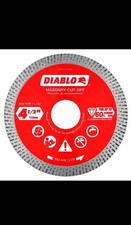 J Diablo DMADC0450 4-1/2" Diamond Continuous Rim Masonry Cut-Off Disc