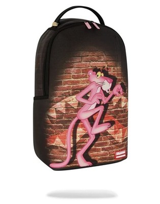 Sprayground Pink Panther Burglar Scape Backpack🔥New Bookbag Large