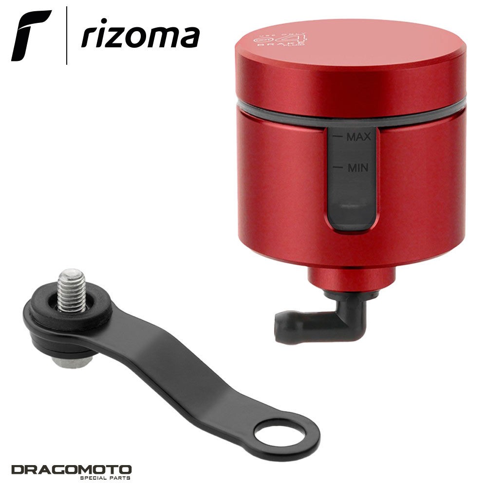 Bocal de frein Rizoma CT157R en aluminium rouge pour Ducati Monster 1200 S