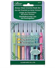 Clover Amour Steel Crochet Hook Set