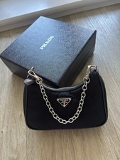 GENUINE PRADA MINI NYLON HOBO BAG