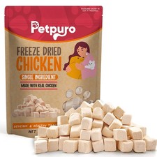 Freeze Dried Chicken Dog  Cat Treats Natural High Protein, US-Based Brand