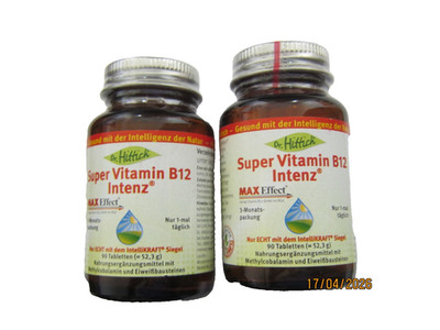 Dr. Hittich '' Super Vitamin B 12 '' 180 Kapseln  MHD 01 - 2028