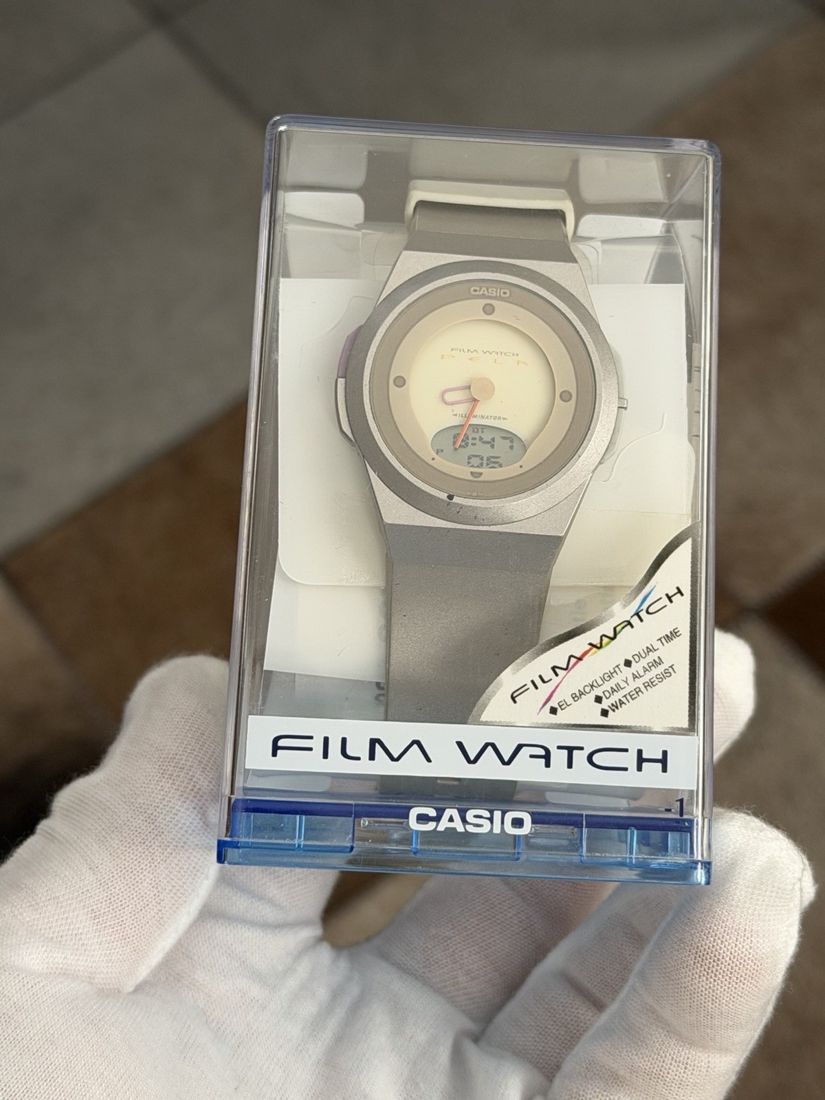 Rare Vintage Casio FS-08 Pela Film Watch JDM 1990s Module 2374