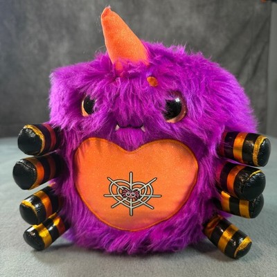 Zuru Rainbocorns Monster Corns Purple Spider Plush Halloween 8 inch Horned Toy