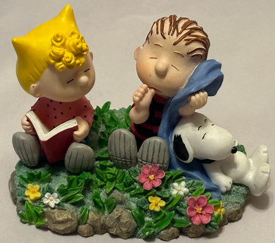 Westland Giftware Peanuts ''Sally & Linus'' with Snoopy Figurine #8211