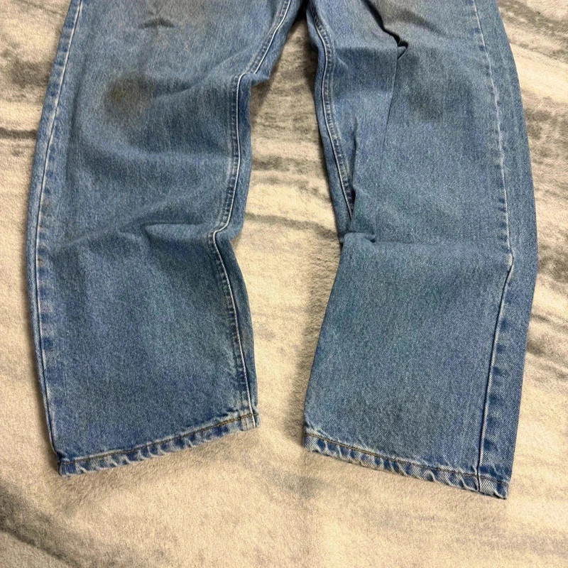 Vintage Carhartt 90s Straight Relaxed Fit Light Wash Denim Jeans Size 40 x 32 image 8