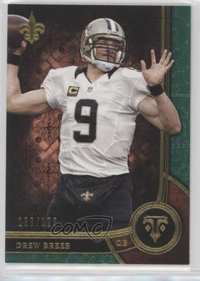 2015 Topps Triple Threads Emerald 186/199 Drew Brees #12 HOF 2o0